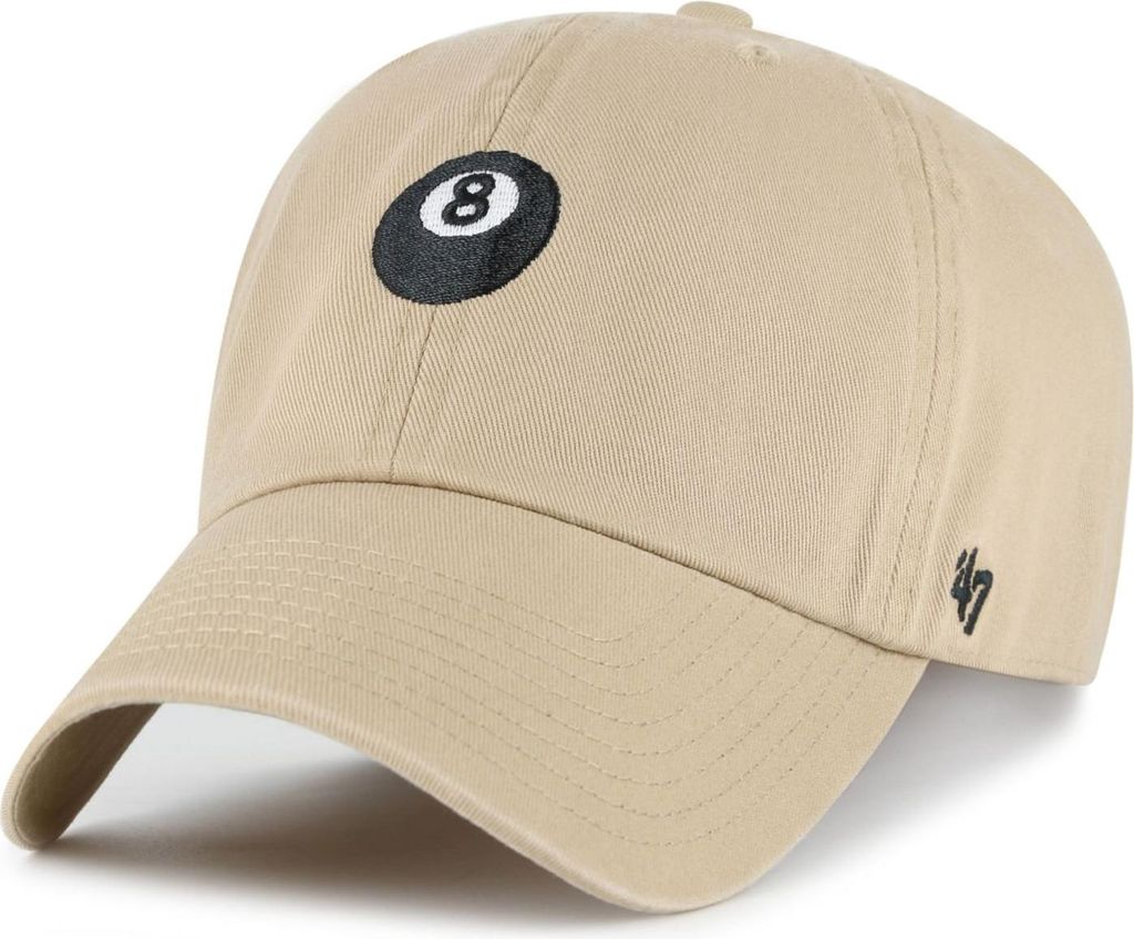 47 Brand Adjustable CLEAN UP Cap - ICON 8-Ball Billard khaki