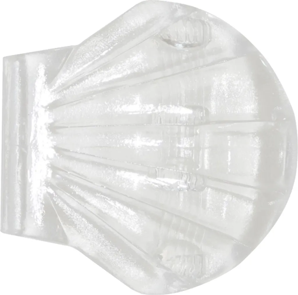 Spirella Clip Tenda Doccia - 2 Conchiglie Trasparenti Adesive