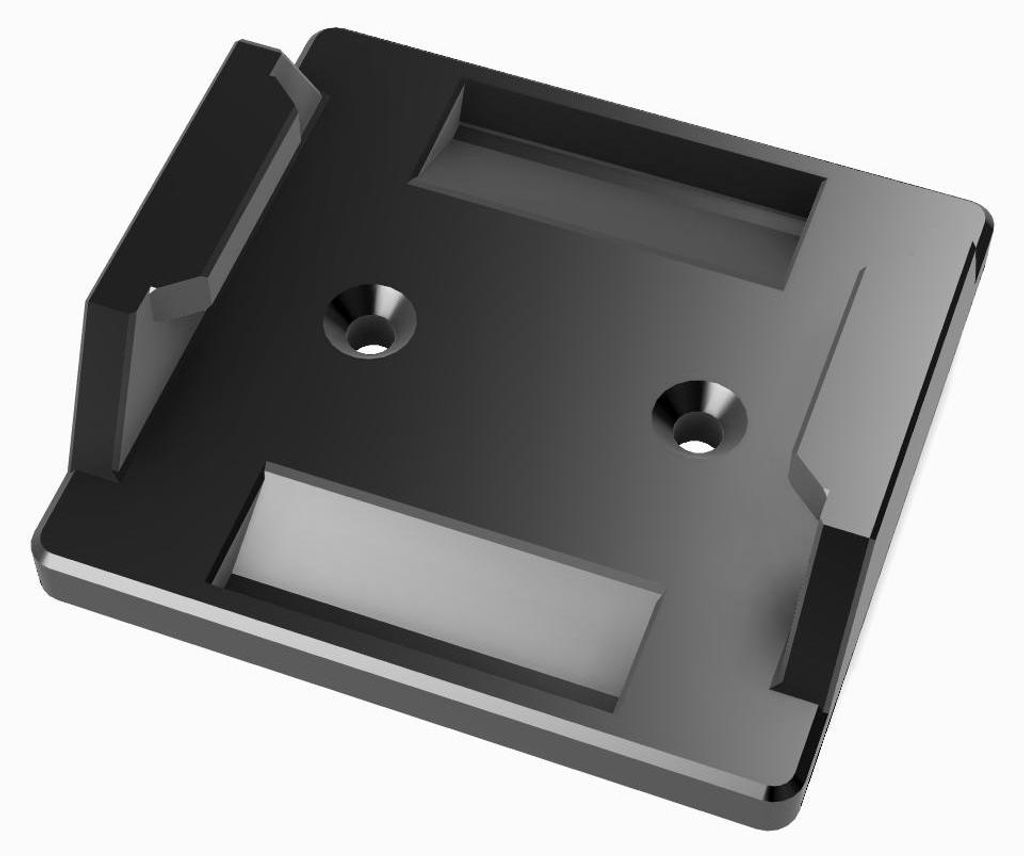 Akku Halter Sockel Stabil schwarz Passend Für Makita Akku BL18xx 18V Lxt
