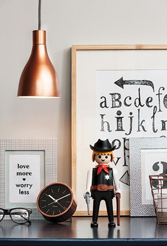 Karlsson Wecker Kupfer Karlsson Wecker Minimal Schwarz 11 Cm Wecker