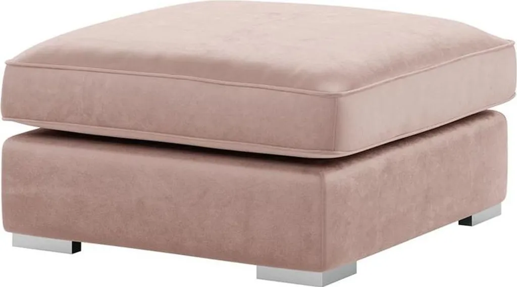 Pouf Majestic-Velluto 14 en Velours Haut de Gamme pour Salon Moderne