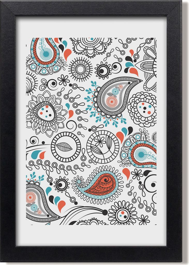 Bild 20x30 MDF-Rahmen, Wandkunst Verzierungen