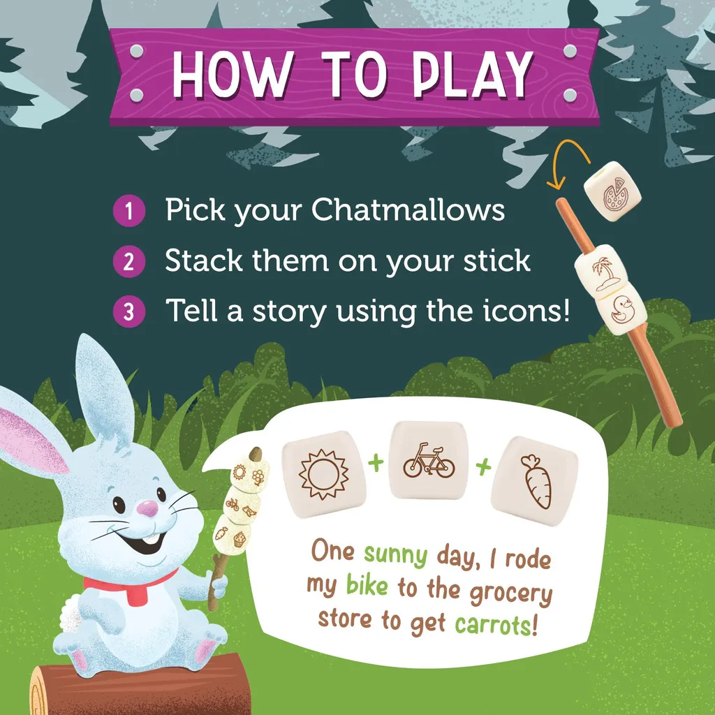 Jeu éducatif de narration Campfire Chatmallows pour enfants dès 3 ans