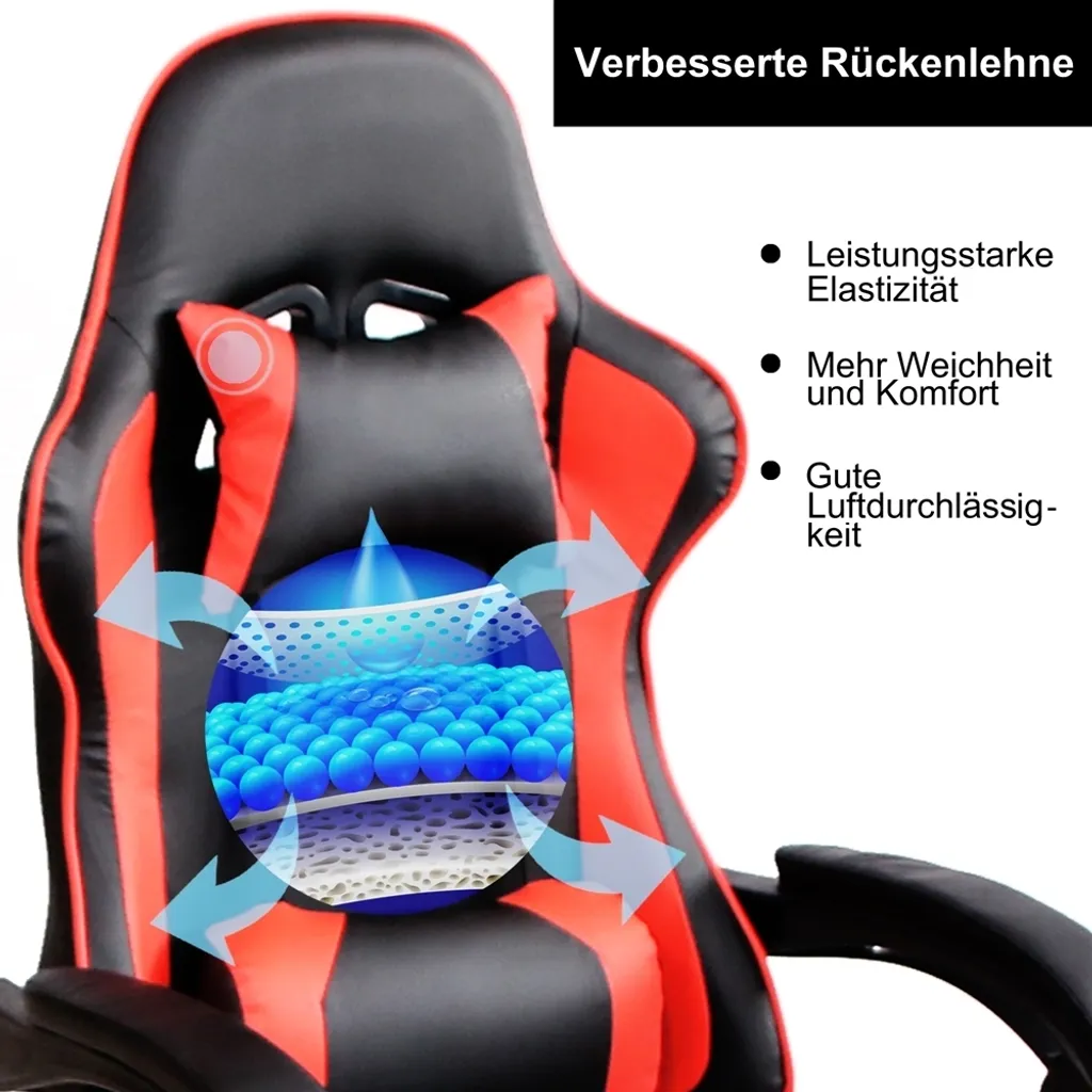 Poltrona da Ufficio 150 KG: Sedia Computer Professionale Girevole - 5