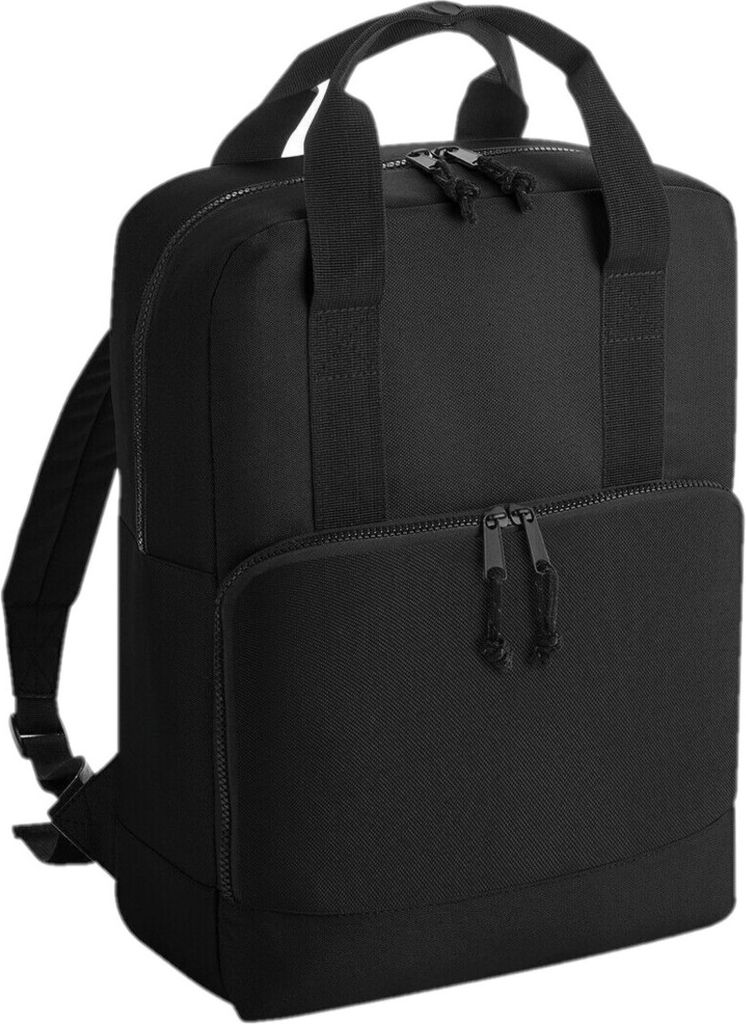 Bagbase - Herren/Damen Uni Rucksack "Cooler", recycelt RW8033 (Einheitsgröße) (Schwarz)