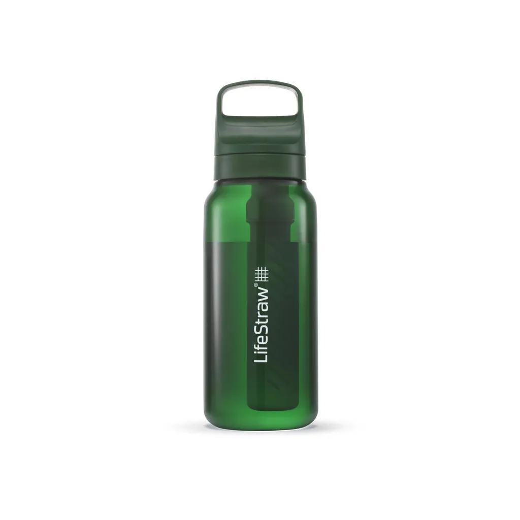 LifeStraw Go 1L Vert Terrasse : Buvez l'eau des Rivières en toute Sécurité