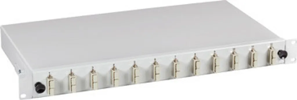 Spleißbox OM3 SC 12 Coupleurs : Organisez votre Câblage Optique 19"