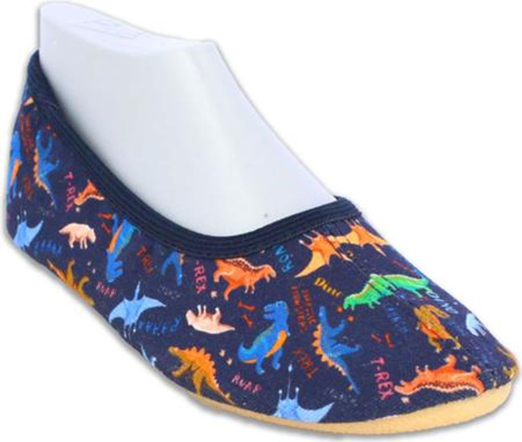 Gymnastikschuh Dinosaurier - dunkelblau - - Größe 28 Produktbild 