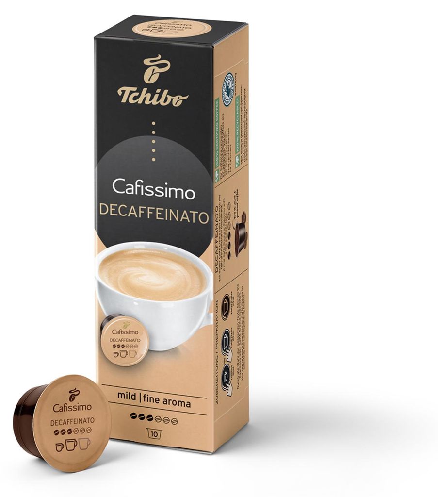 Tchibo Cafissimo Caffè Crema entkoffeiniert Kaffeekapseln, Produktbild 