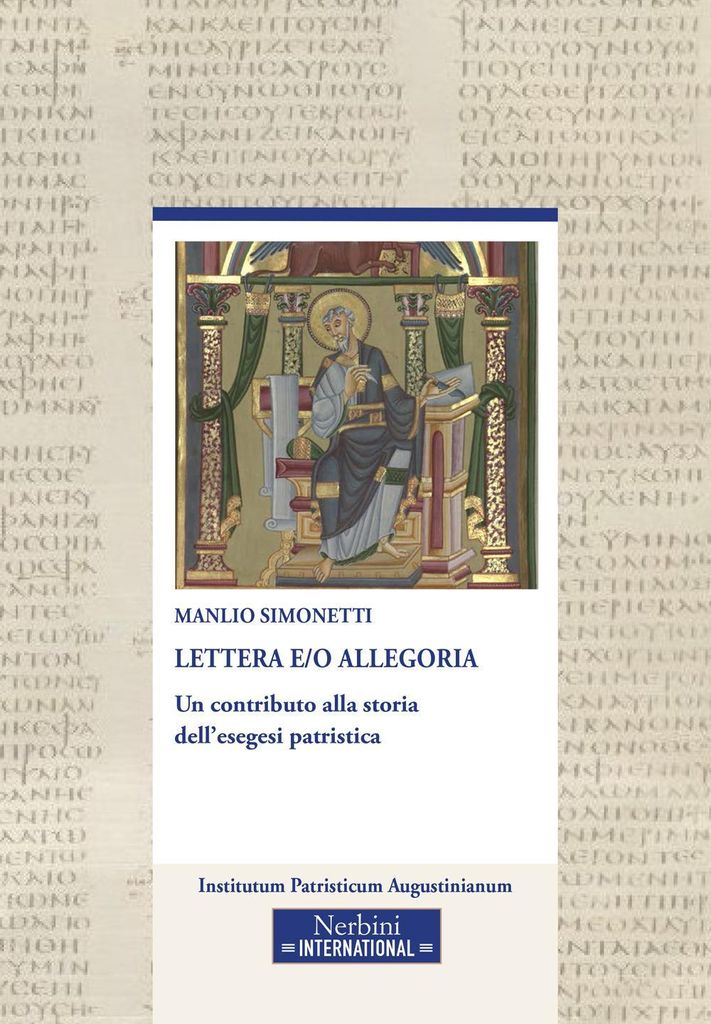 Simonetti, M: Lettera e/o allegoria. Un contributo alla stor