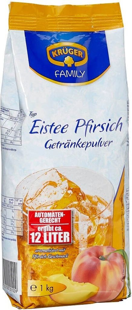 KRÜGER Eistee Pfirsich Getränkepulver 1,0 kg