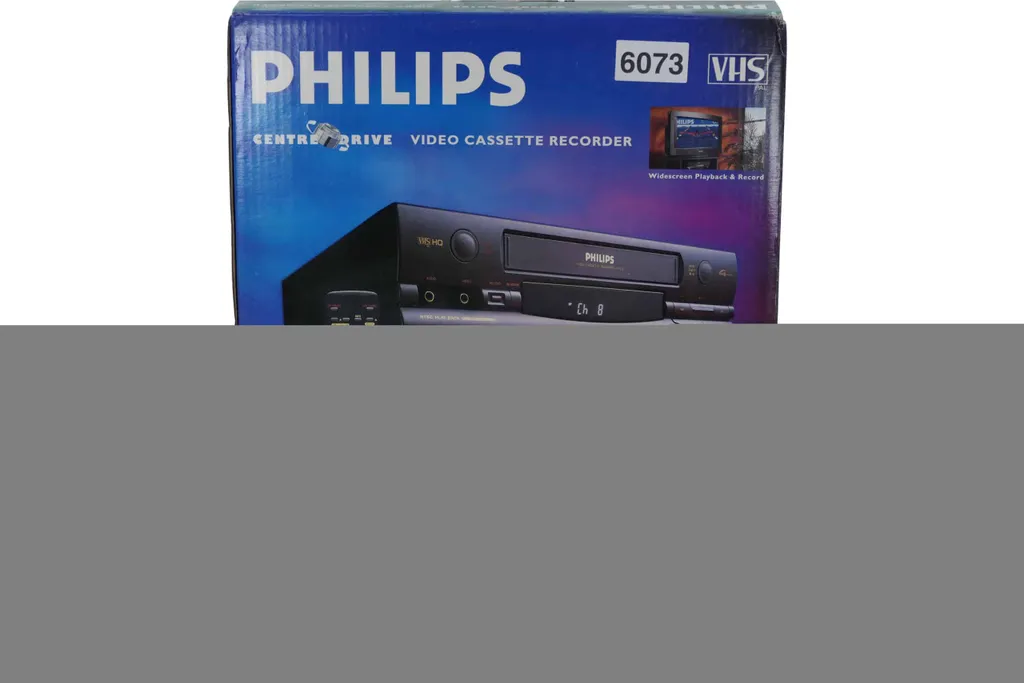 Magnétoscope Multi-Standard Philips VR454/55 PAL MESECAM Couleur Argent