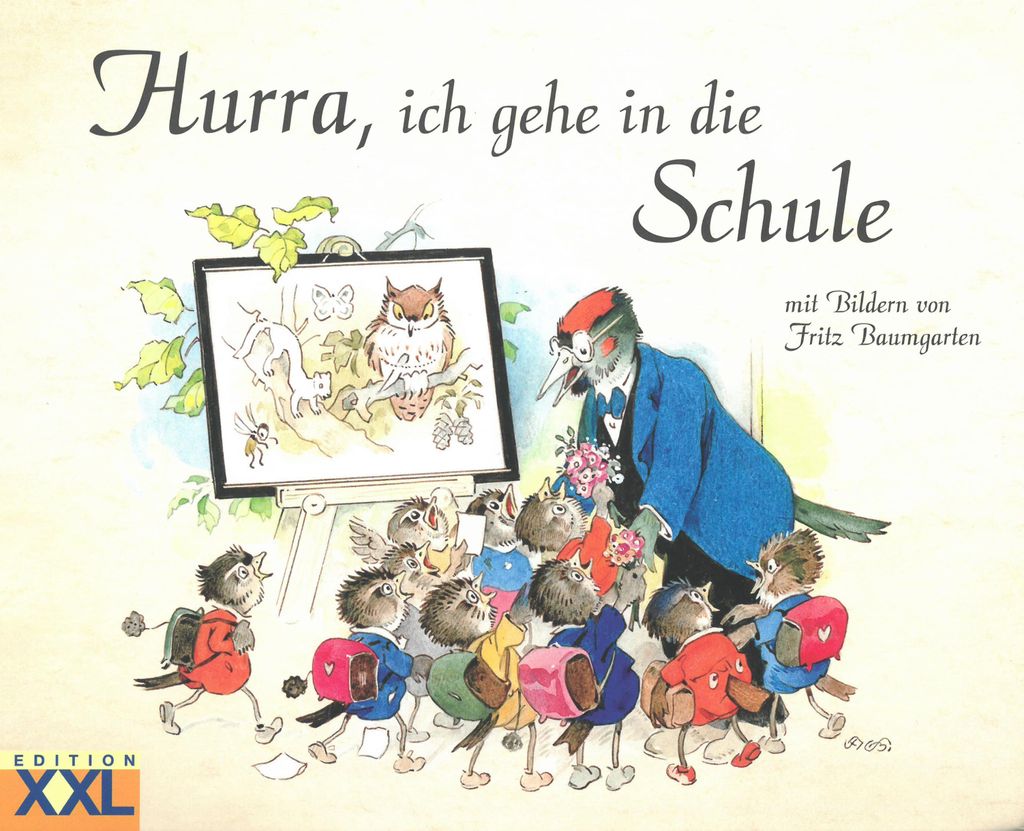 Hurra, ich gehe in die Schule