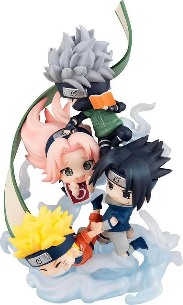 Statuette Naruto Shippuden Team 7 FigUnity 13 cm décorative en PVC