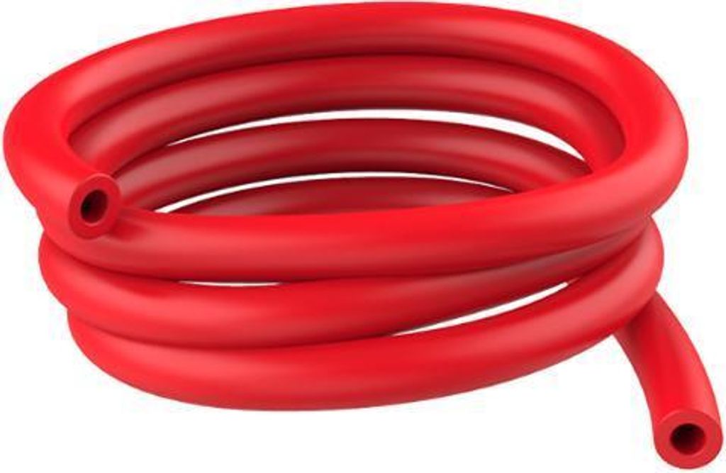 Hohlrundriemen Rot, glatte Oberfläche - Ausführung: Hohlrundriemen - Durchmesser: 8 mm