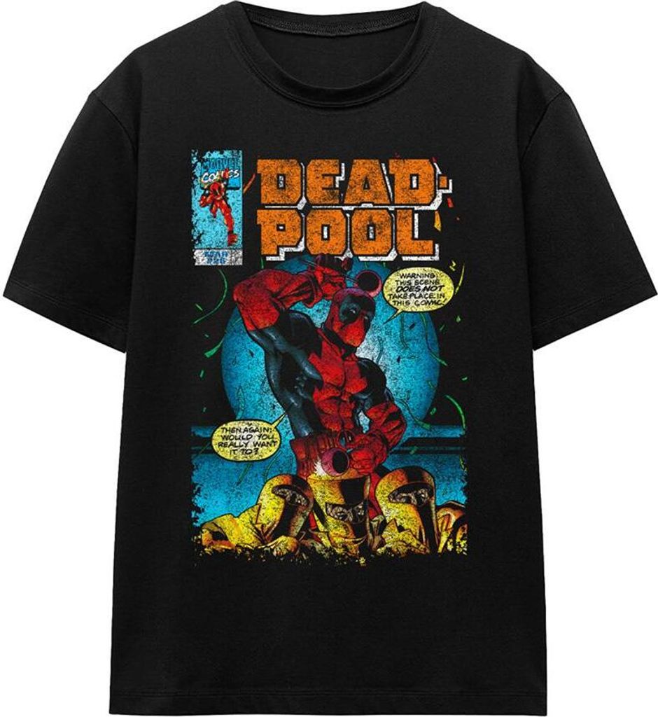Deadpool - "Would You Want It" T-Shirt für Herren/Damen Uni TV19220 (XXL) (Schwarz)