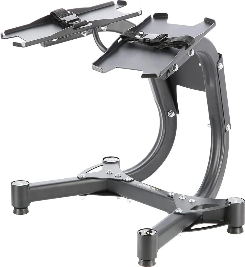 Support Haltères Str10 Pro HMS Premium avec Hauteur Réglable en Acier