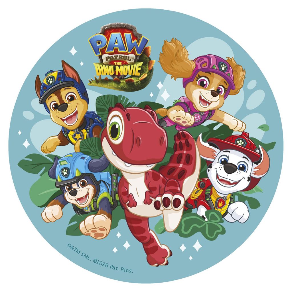 Dekora Paw Patrol Movie3 Essbarer Tortenaufleger 20cm Produktbild  KI-generiertes Bild