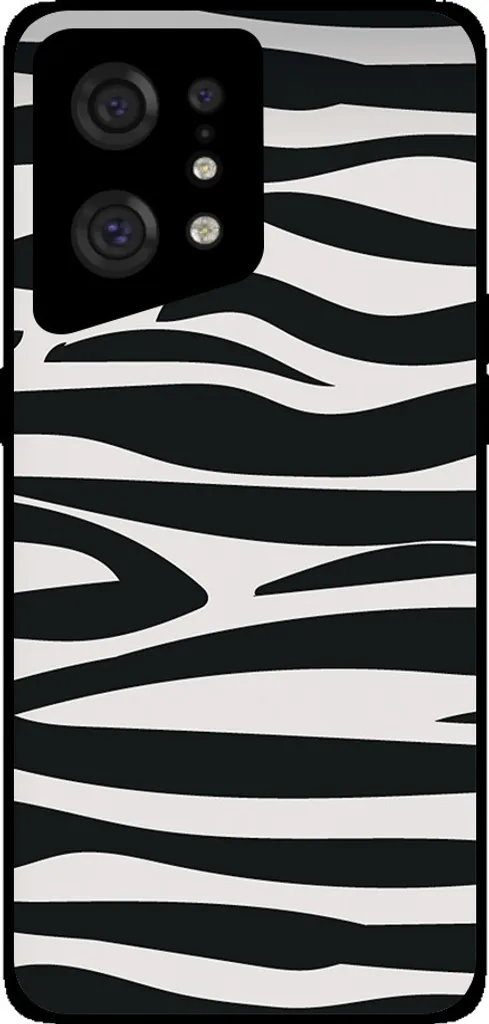 Custodia Protettiva TPU Oppo Find X5 - Zebra Design Shockproof