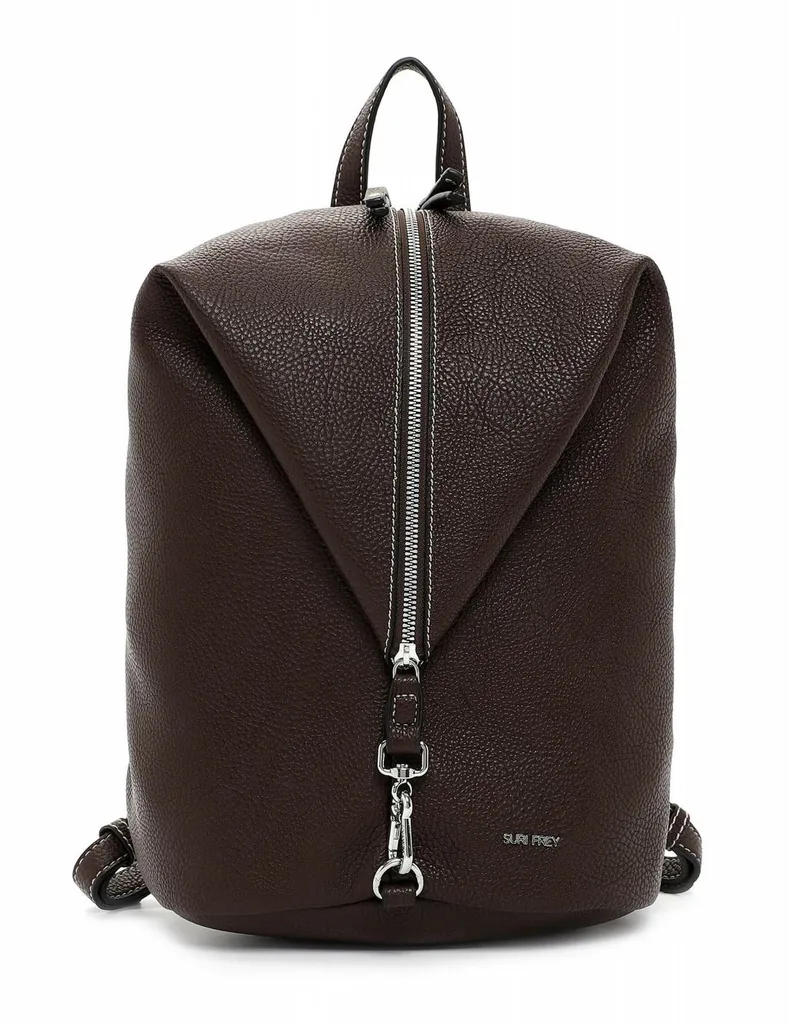 Sac à dos femme SURI FREY Maggy coloris marron châtaigne format moyen