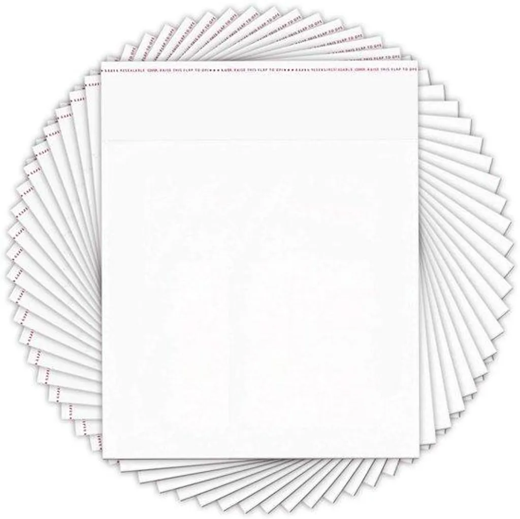 Sachets pour expédition de vêtements et imprimés 30 x 46 cm adhésifs
