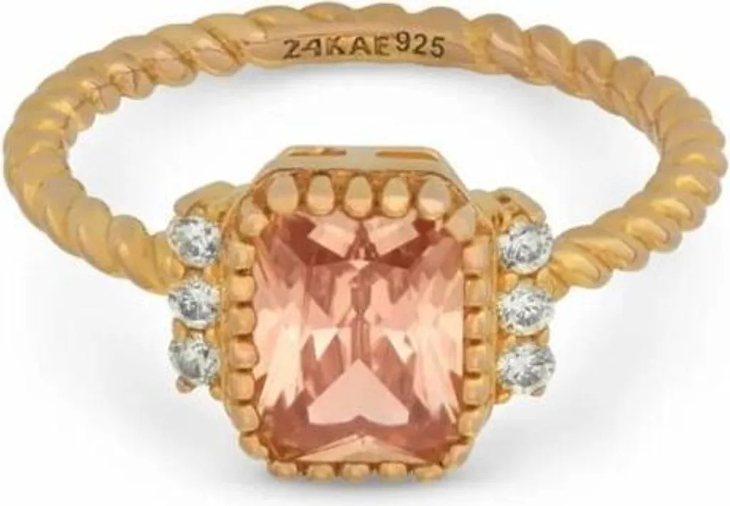 Acquista Anello 24KAE 12432Y/48 - Argento 925 e Oro 18K Prezzo