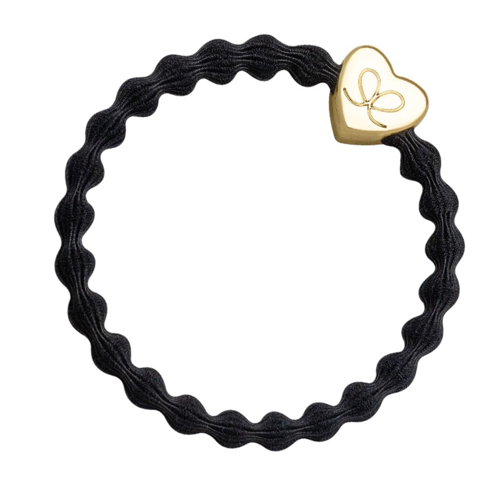By Eloise London Gold Heart Black Produktbild 