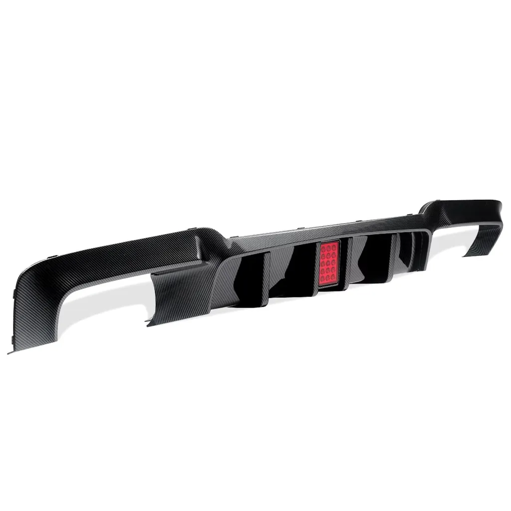 Pare-chocs arrière BMW Série 5 F10 M-Sport 10-16 look Carbone avec LED