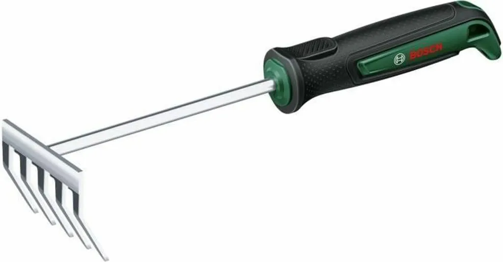 Râteau de jardin BOSCH Vert - Outil professionnel 12 dents en acier