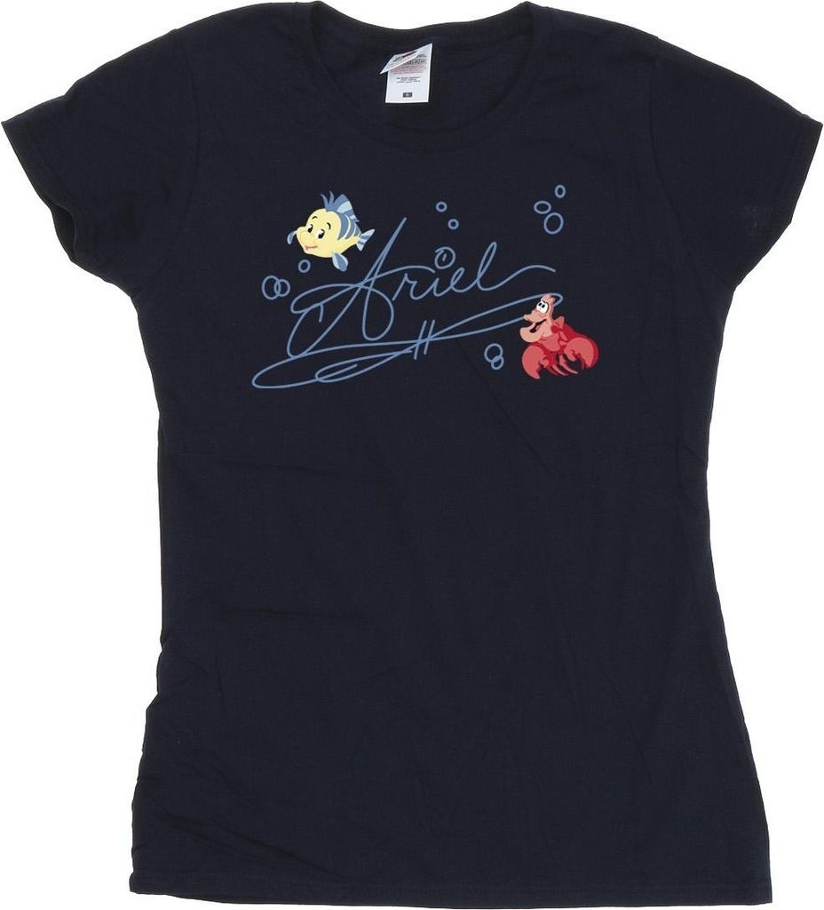 Disney - "The Little Mermaid" T-Shirt für Damen BI26401 (XL) (Marineblau)