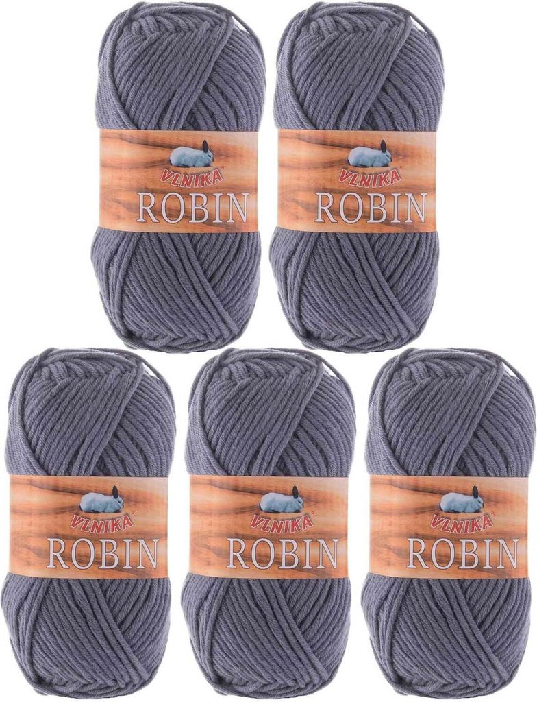 500g Strickgarn Robin Antipilling Winterwolle Handstrickgarn Häkelgarn Farbwahl