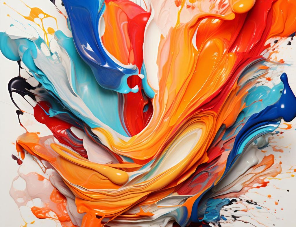 Plakat 65x50cm Tanzende Wellen