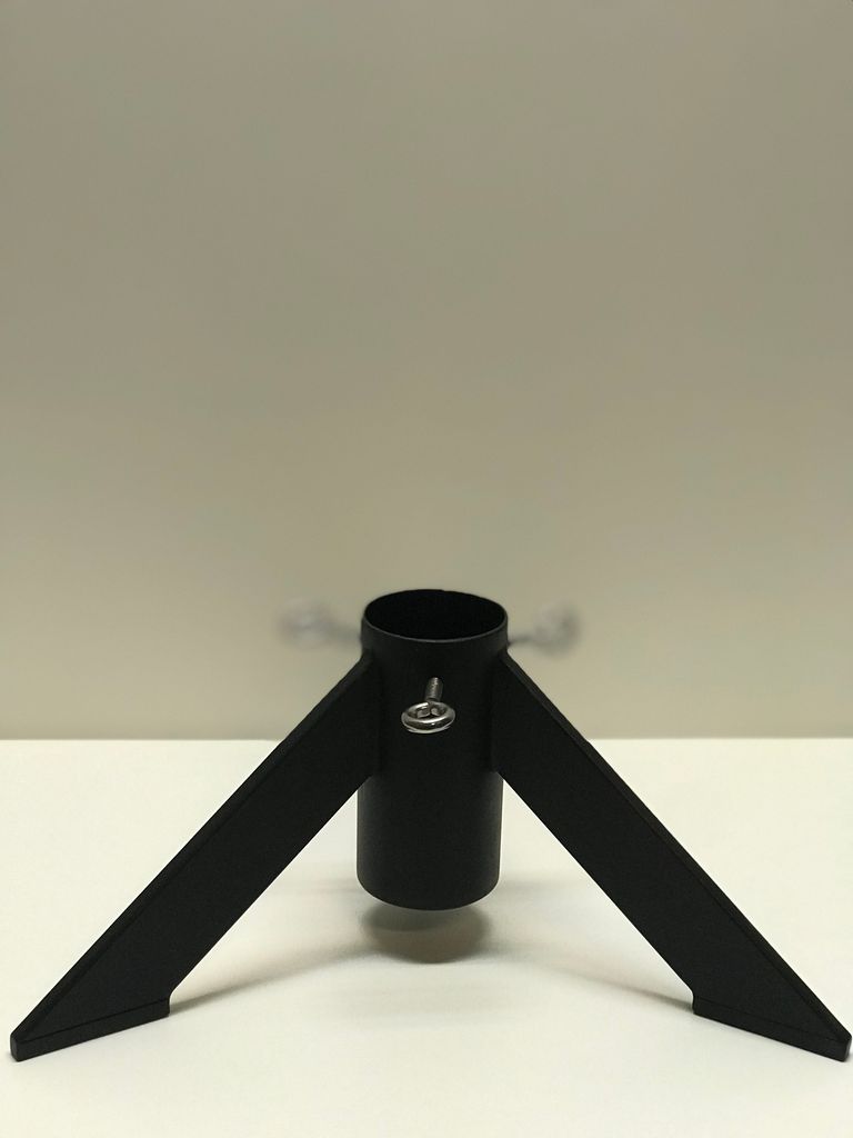 Generisch Baumständer Christbaumständer Weihnachtsbaumständer Metall Schwarz