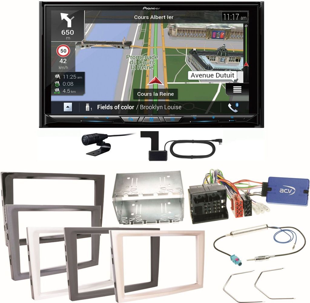 Pioneer AVIC-Z930DAB DAB+ MP3 Einbauset für Opel Astra H Corsa D Zafira B Antara