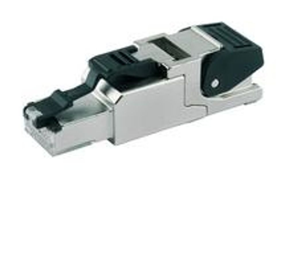 Telegärtner J00026A2002, RJ45, Schwarz, Edelstahl