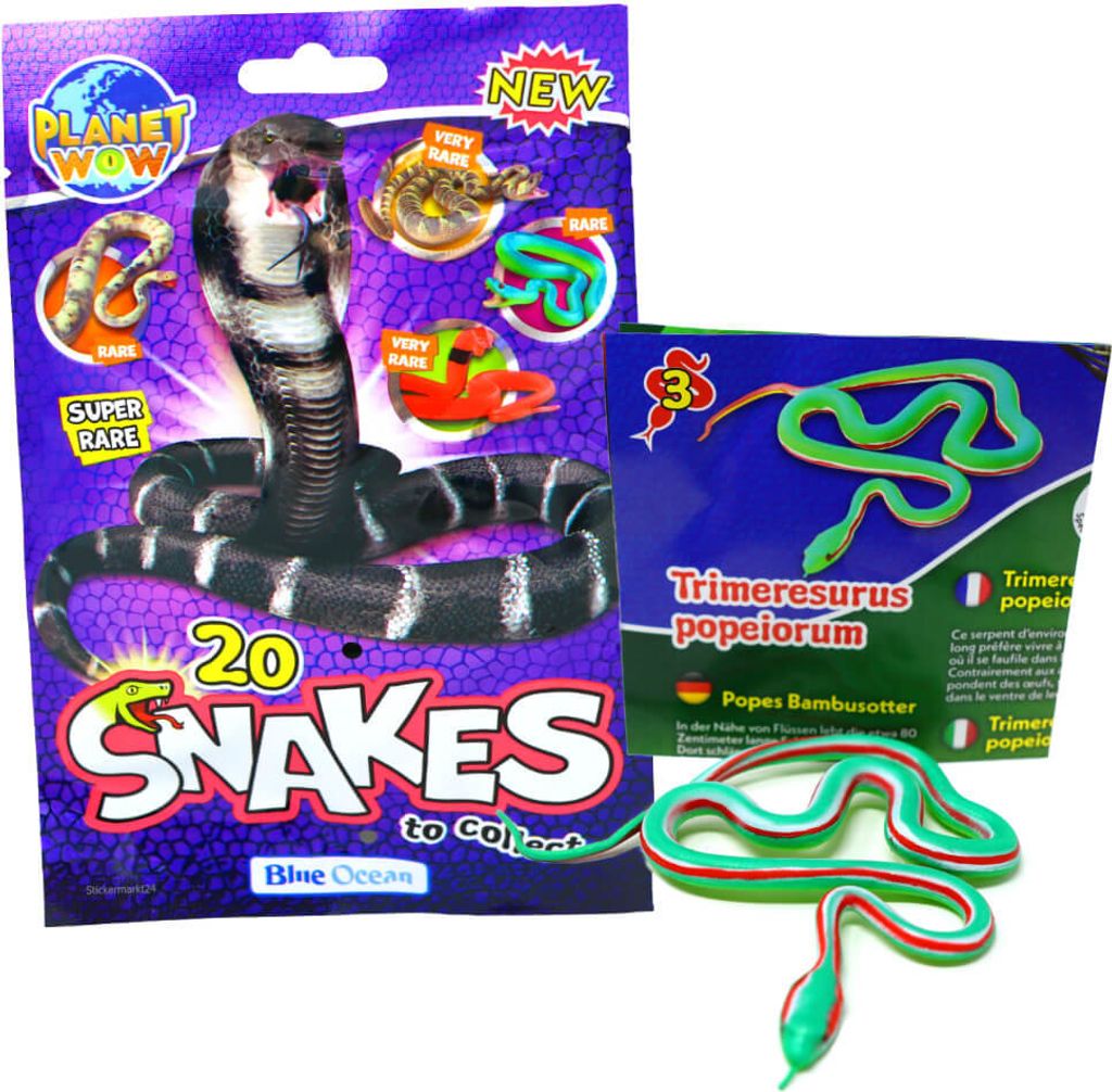 Blue Ocean Snakes Sammelfiguren 2024 - Planet Wow - Figur 3. Popes Bambusotter