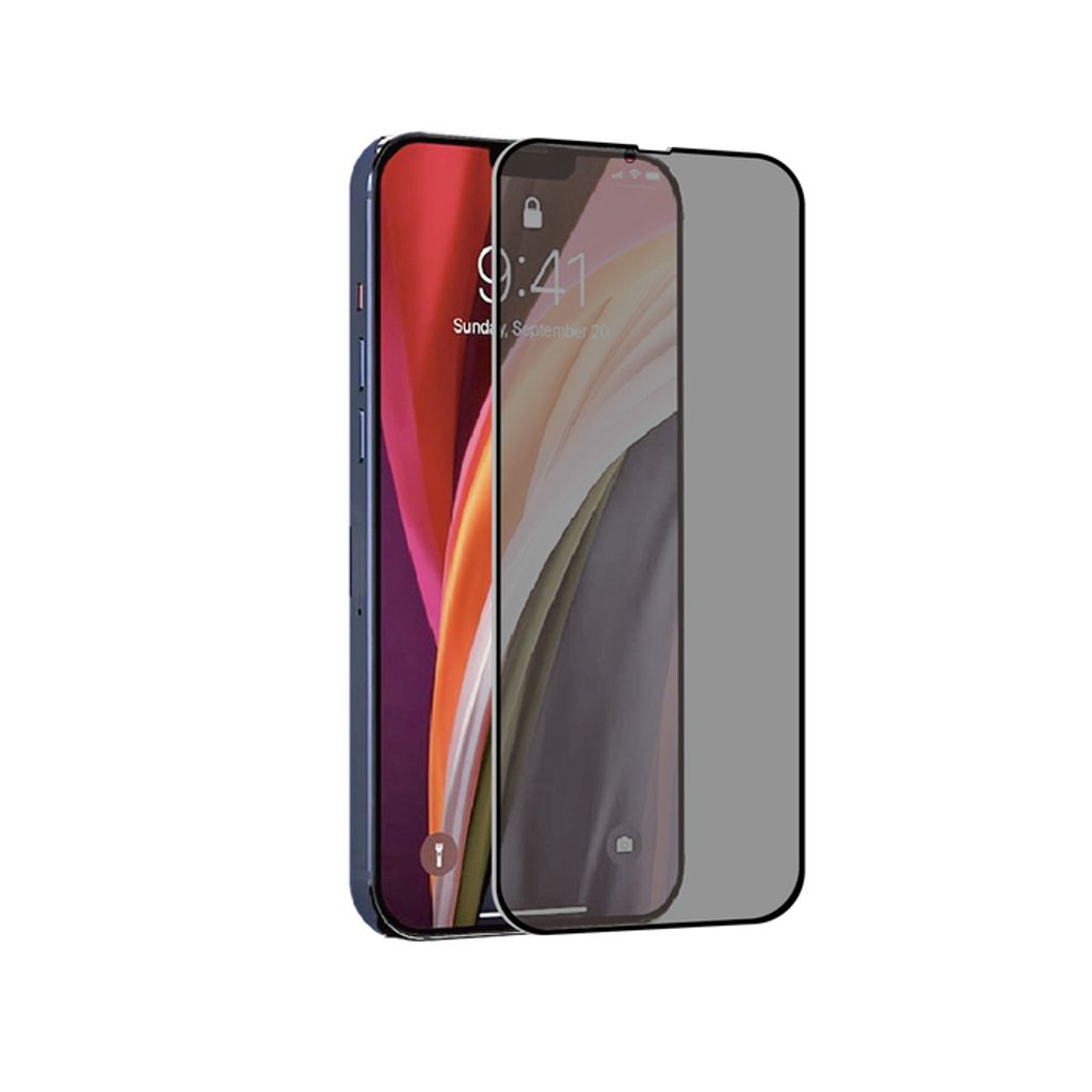 Tiger, Glas-Folie für Apple iPhone 13 Mini Antibakteriell, Transparentes Schwarz