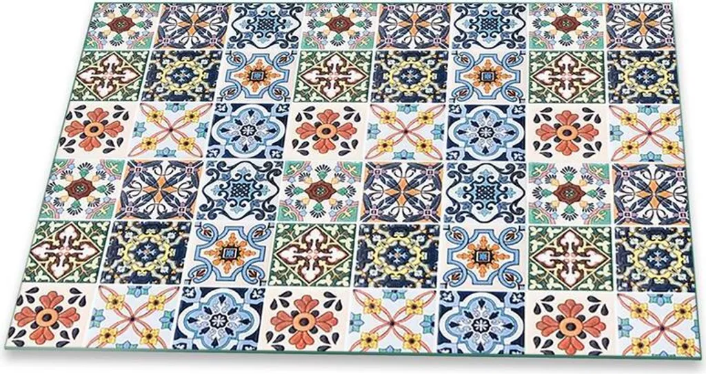Protezione Piano Induzione 80x52 Vetro Decorato Universale Colorato