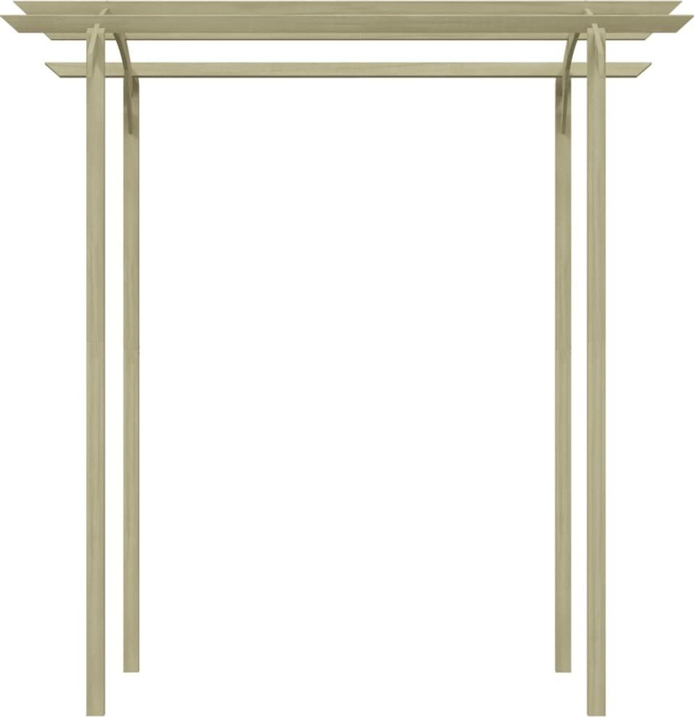 vidaXL Pergola da giardino in legno di pino impregnato Immagine del prodotto 