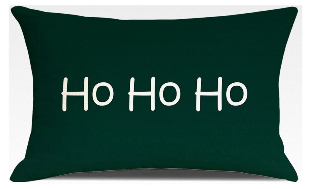 Kissenbezug Weihnachten 30x50, Weihnachtliche Kissenbezüge aus Leinen für drinnen und draußen