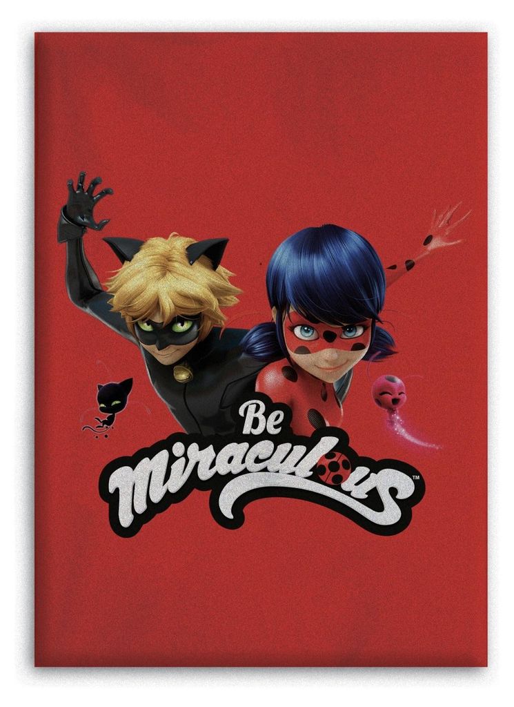 Miraculous Ladybug Kuscheldecke – Weiche Fleecedecke für Produktbild 