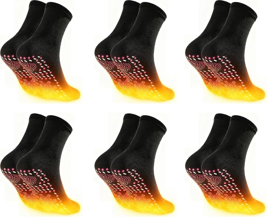 6 Paar Selbstheizende Socken, Beheizbare Socken, Winter Produktbild 