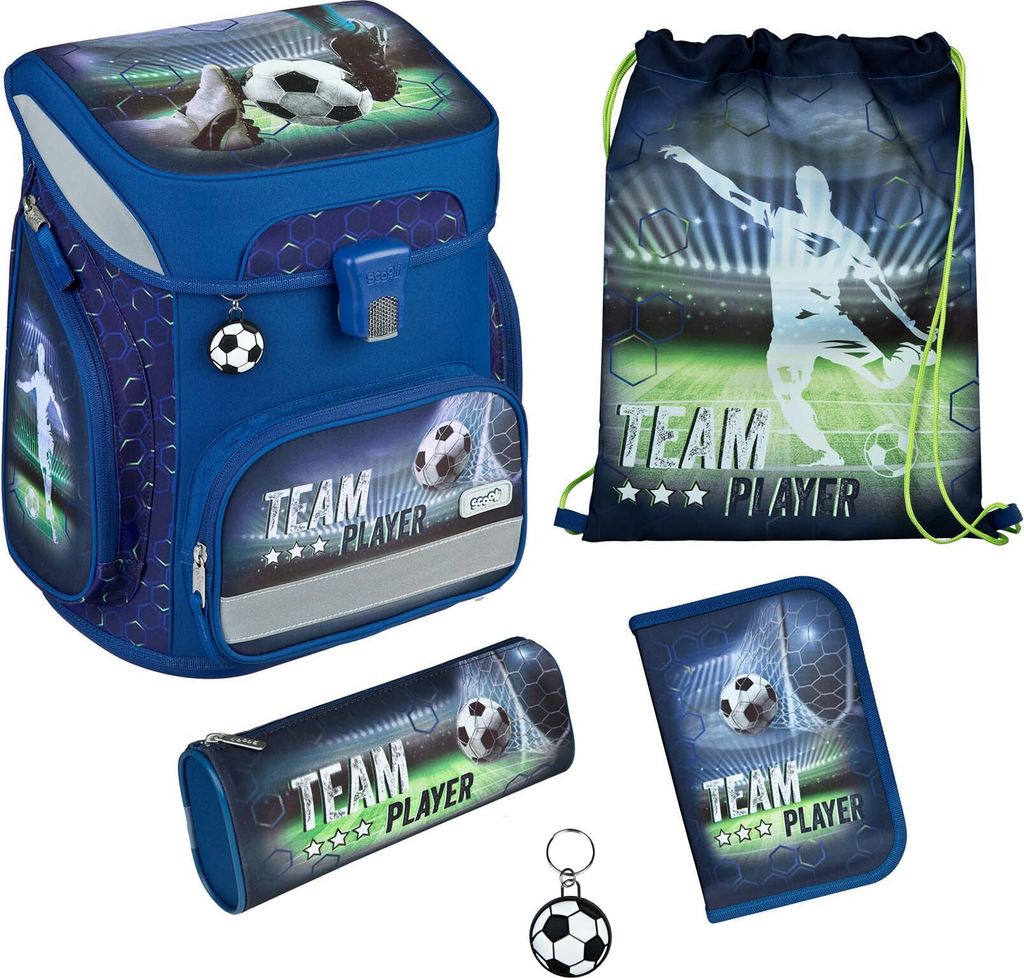 Scooli - Schulranzen - EasyFit - Team Player - 5-teilig Produktbild 