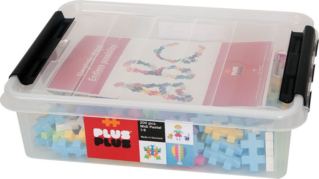 Plus Plus Big Pastell-Bausteine EDU, 200 Teile Produktbild 