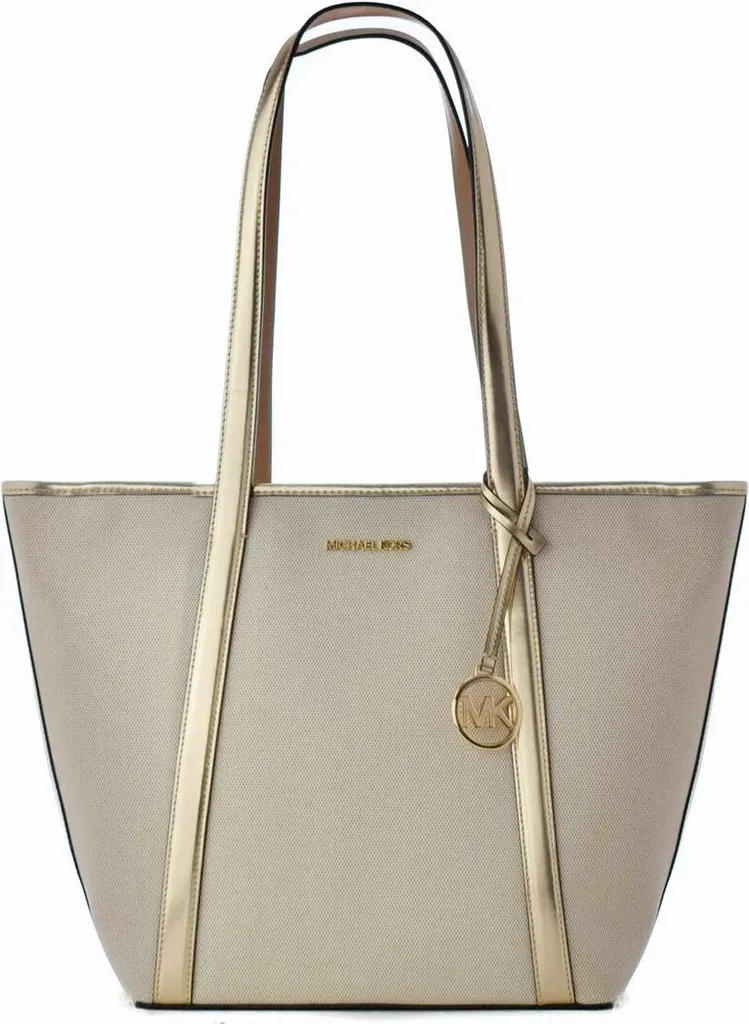 Sac d'épaule Michael Kors PRATT Gold idéal pour le travail et sorties