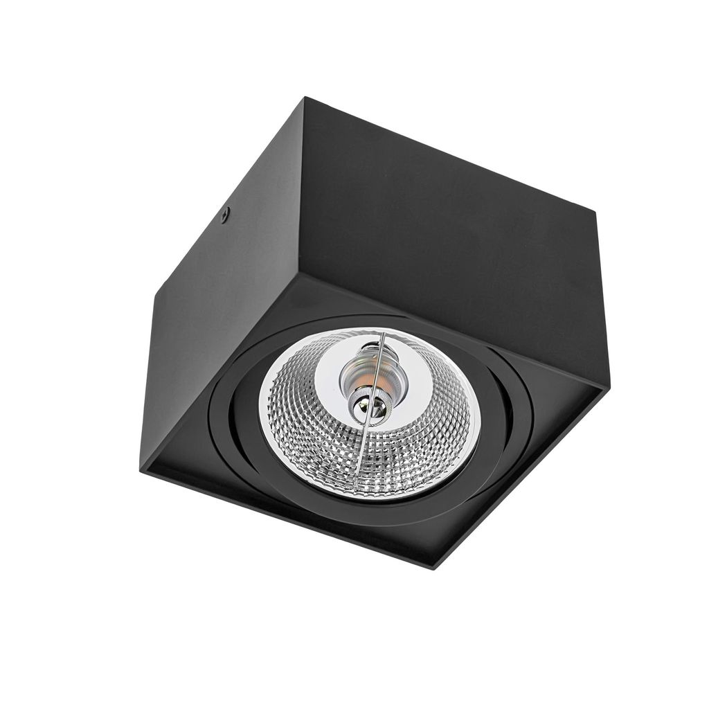 Spectrum LED Chloe AR111 GU10 schwenkbar schwarz Produktbild 
