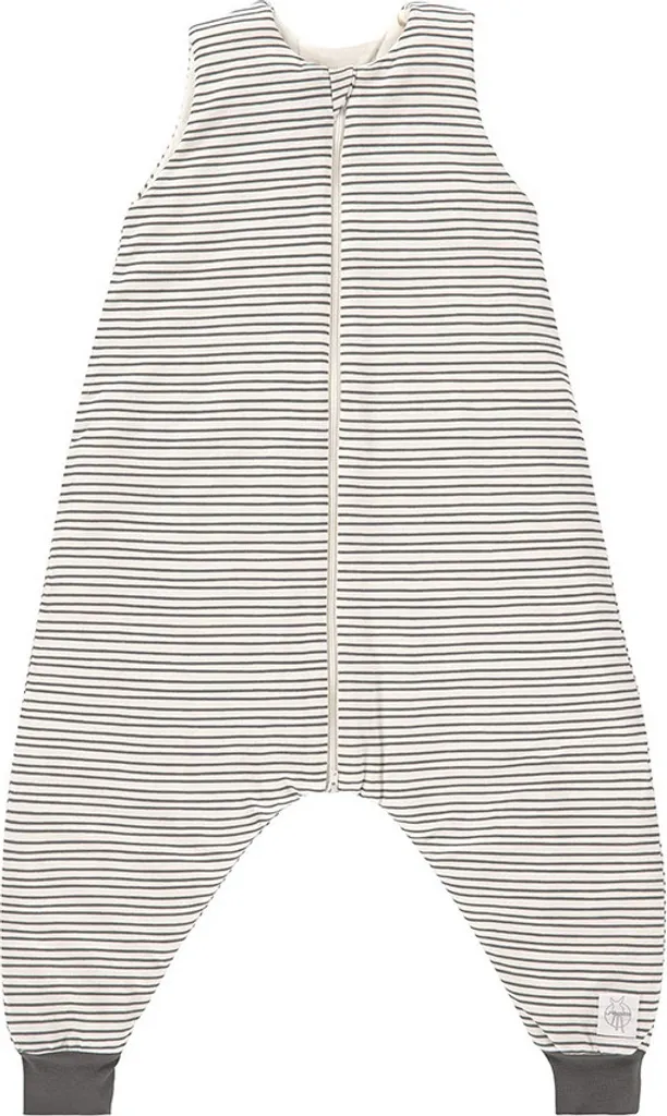 Lässig Pyjama Sac de Couchage Bébé 86-92 Striped Grey en Coton Bio