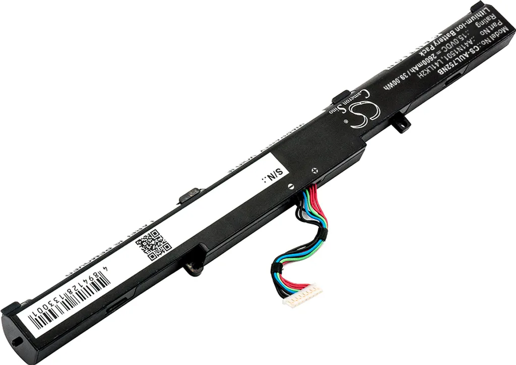 Batterie de Rechange Li-ion pour Asus GL752 Series - Haute Capacité Techtek