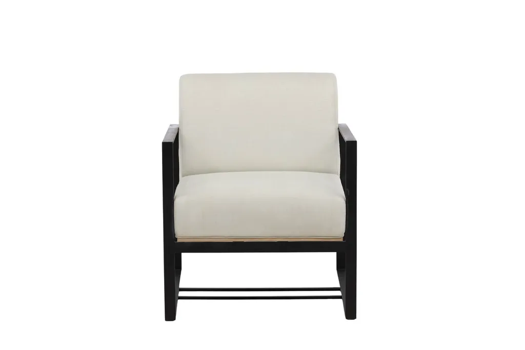 Chaise d'accentuation Kansas Venture Home - Coloris Blanc Cassé Design