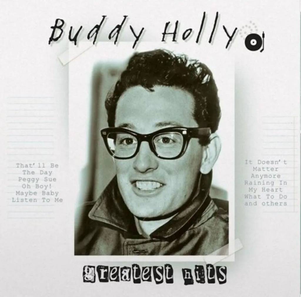 Disque Vinyle Buddy Holly Greatest Hits Album LP Couleur Édition Limitée